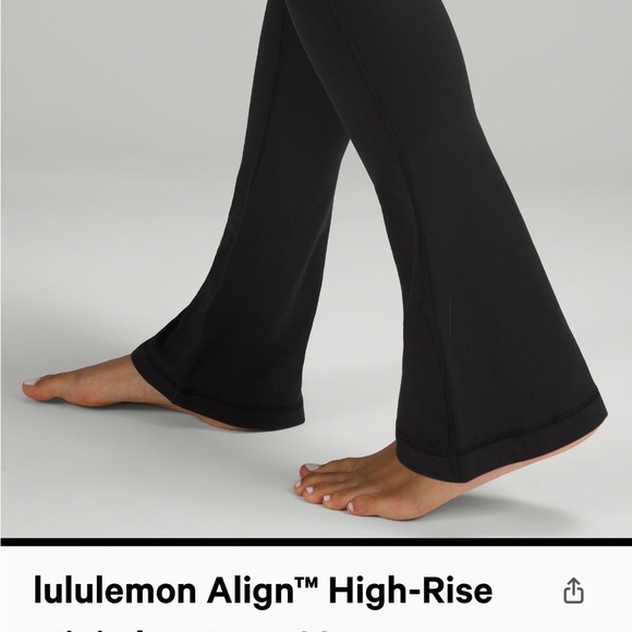 LULULEMON FLARE LEGGINGS NWOT - Picture 2 of 3
